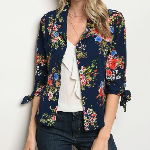 FLORAL JACKET @LAST ONE - Picture 2 of 4